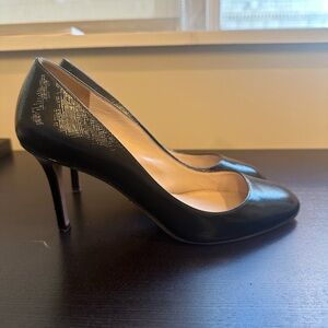 Prada Saffiano Semi-Pointed Toe Pump
